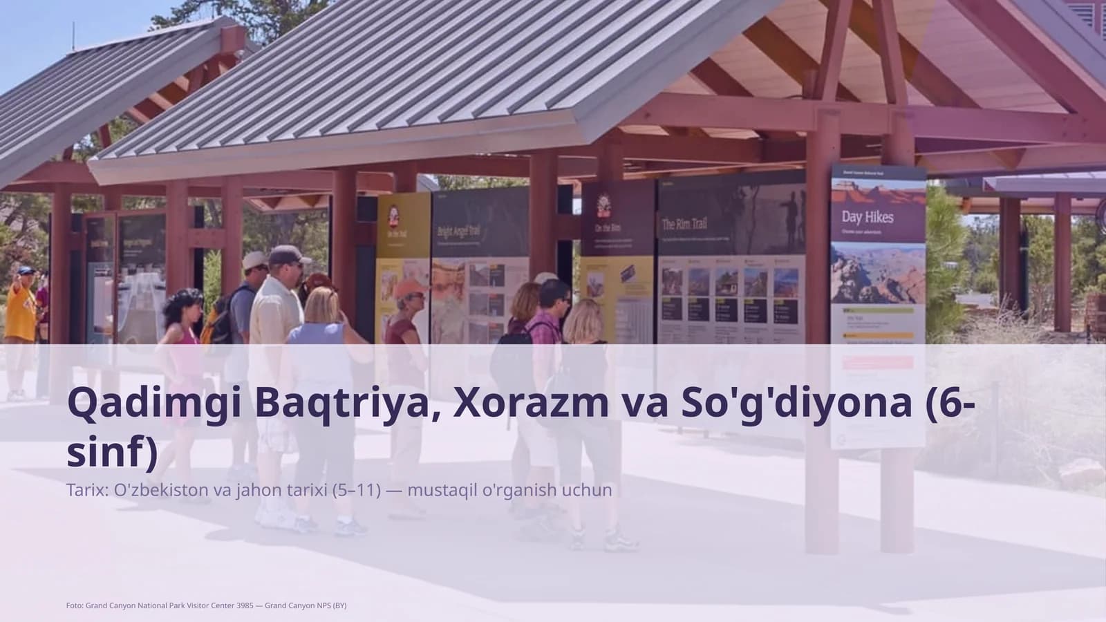 Qadimgi Baqtriya, Xorazm va So'g'diyona (6-sinf)