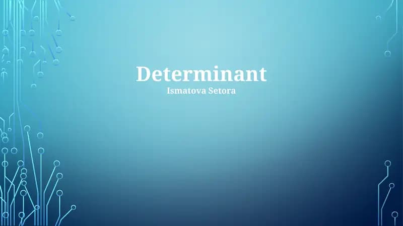Determinant