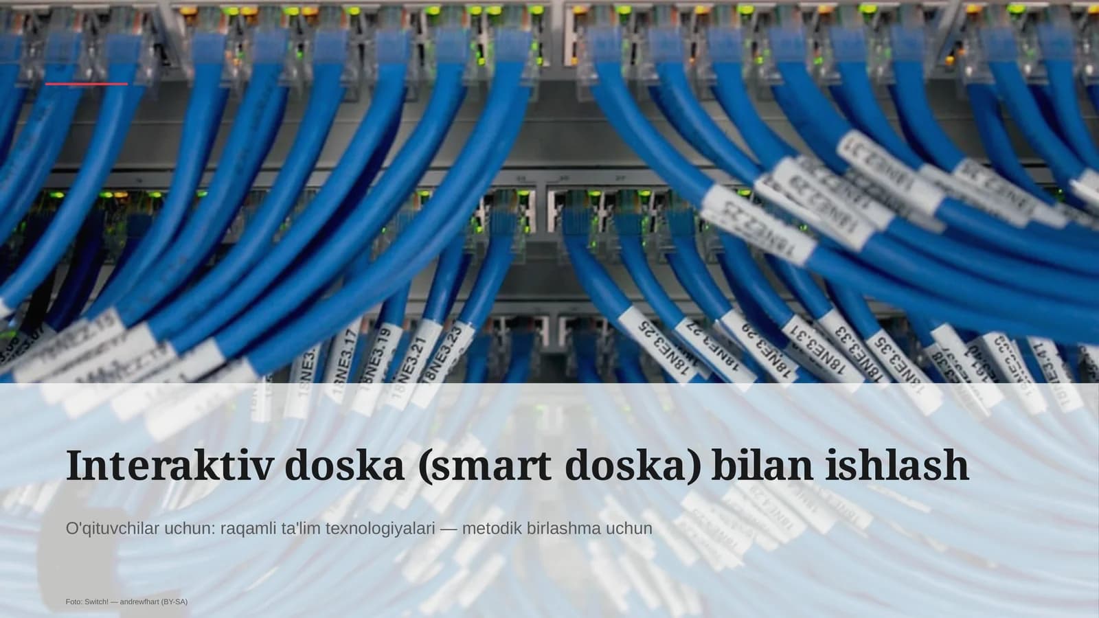 Interaktiv doska (smart doska) bilan ishlash