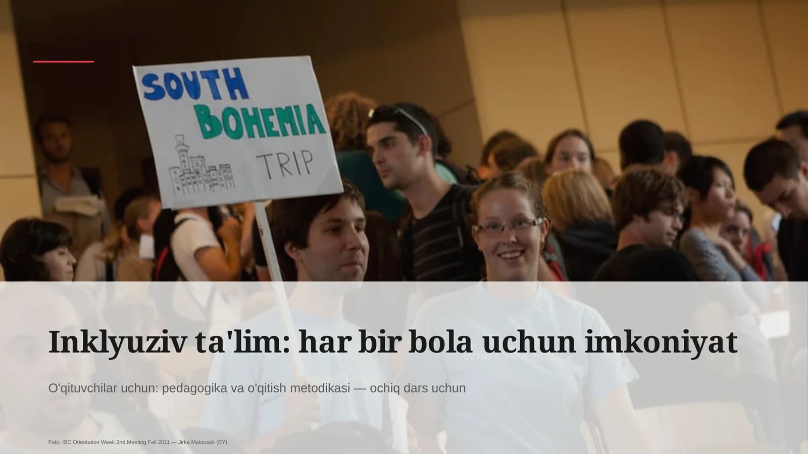 Inklyuziv ta'lim: har bir bola uchun imkoniyat