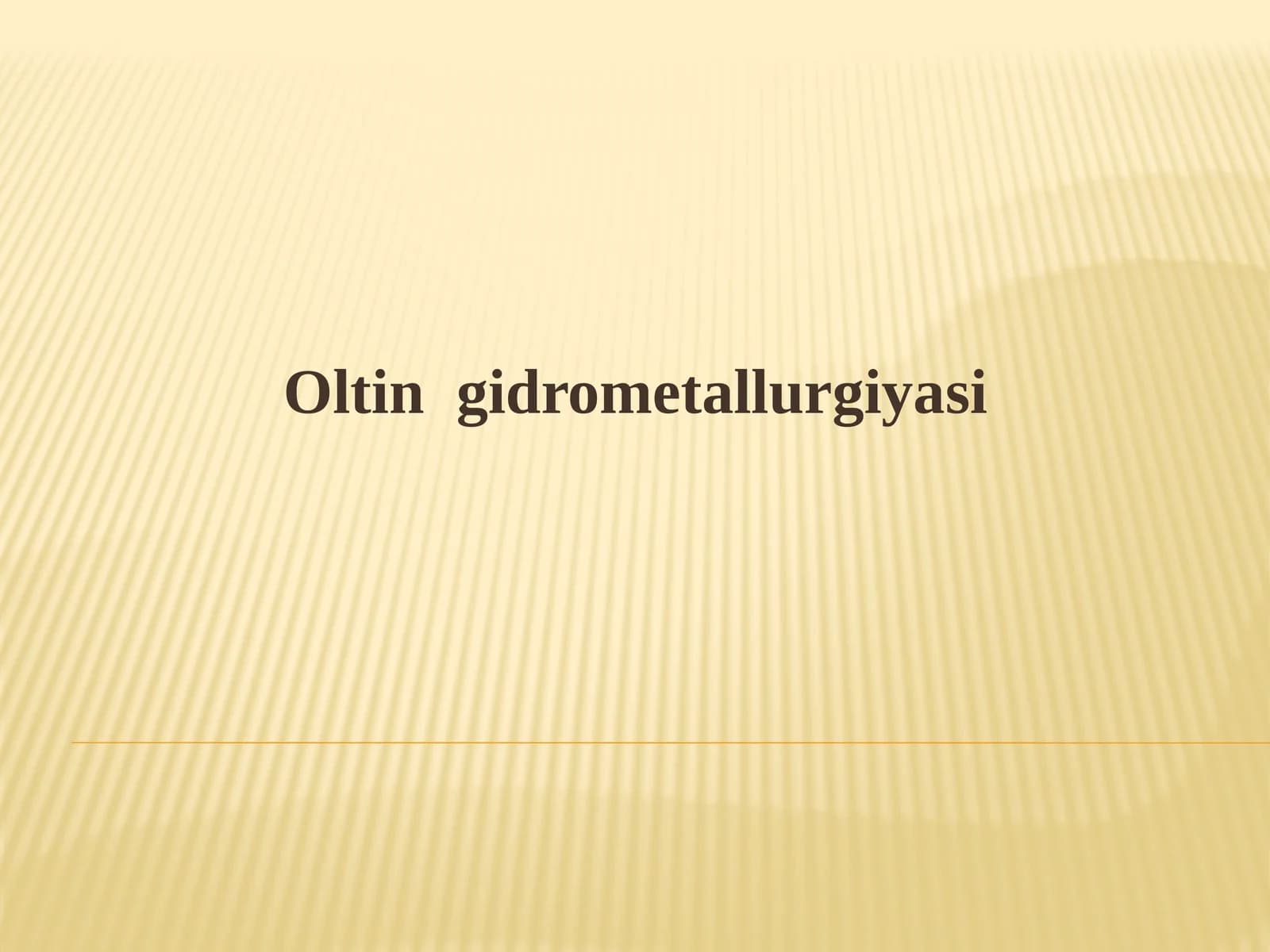 Oltingidrometallurgiyasi