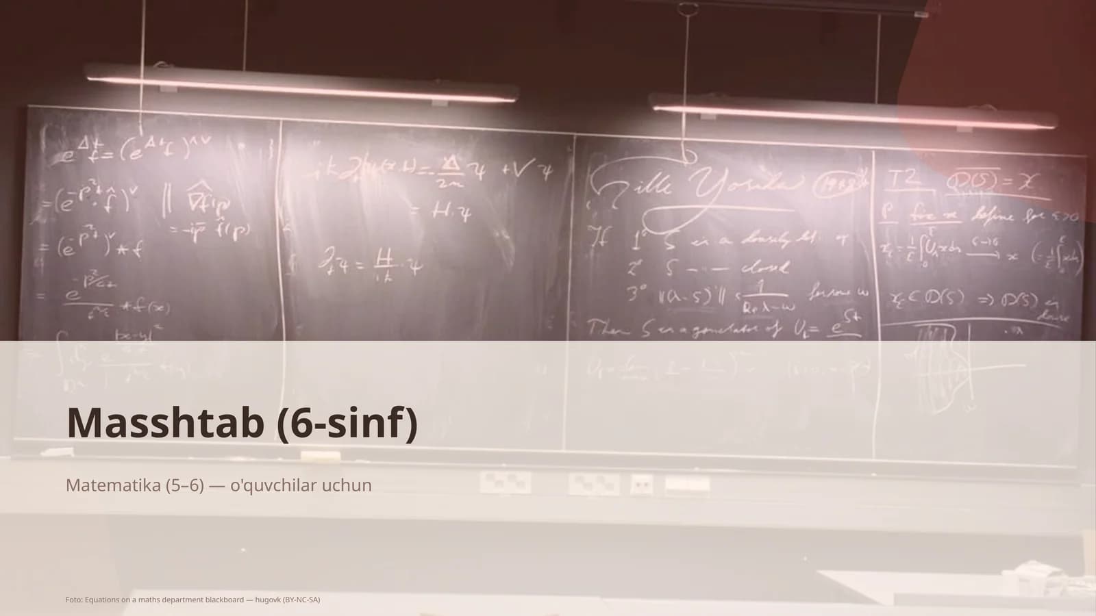 Masshtab (6-sinf)