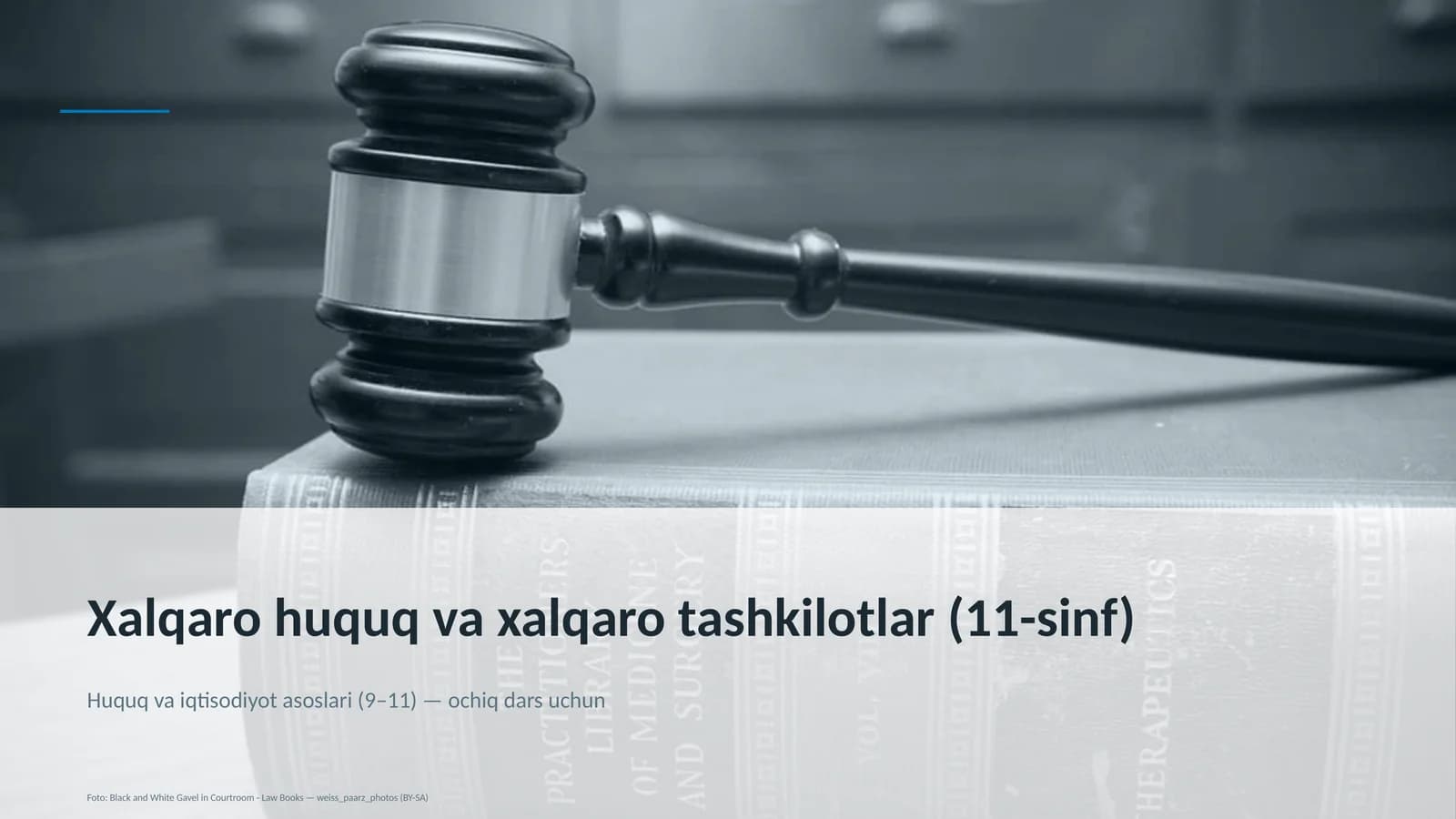 Xalqaro huquq va xalqaro tashkilotlar (11-sinf)