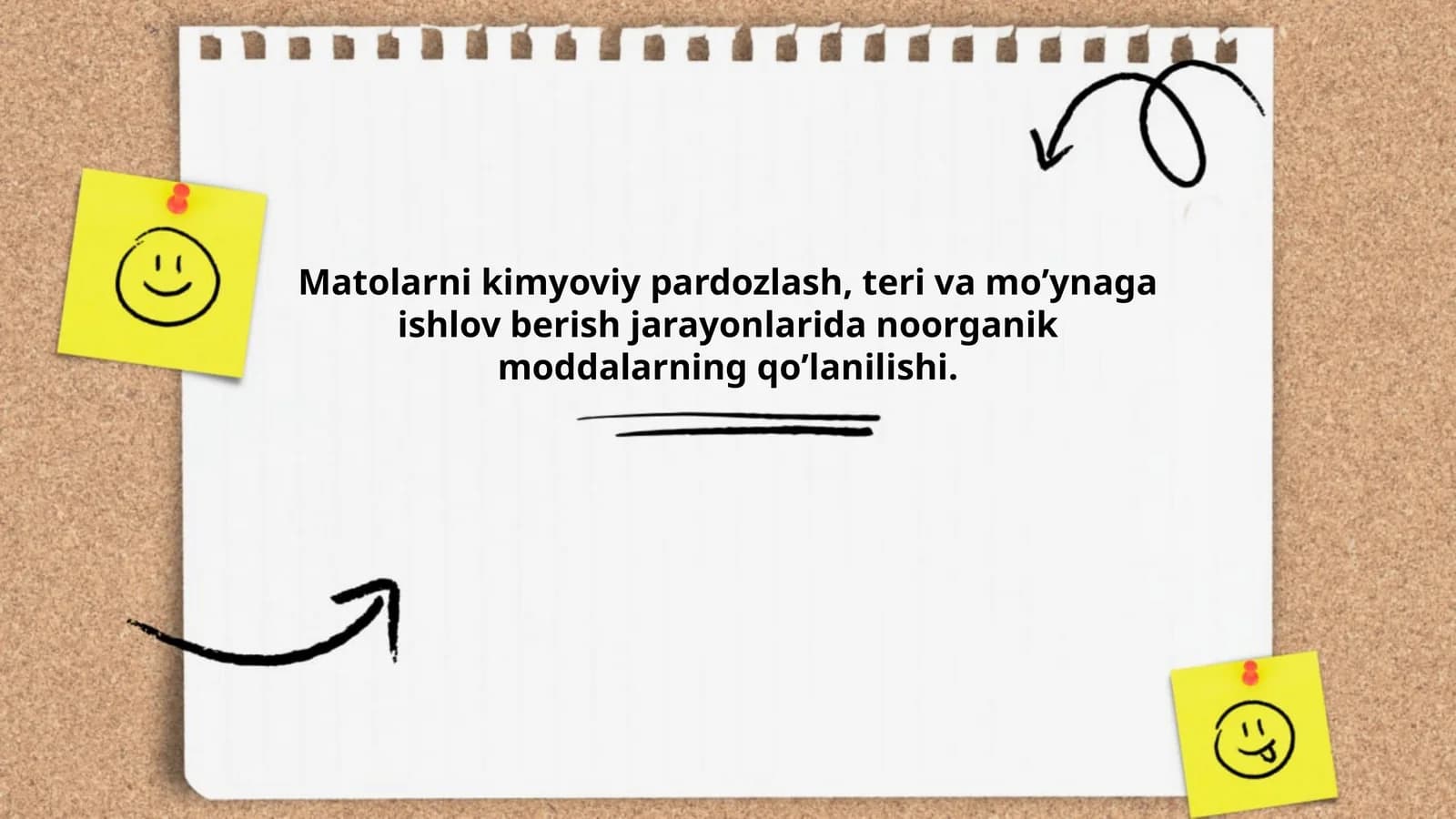 Matolarni kimyoviy pardozlash