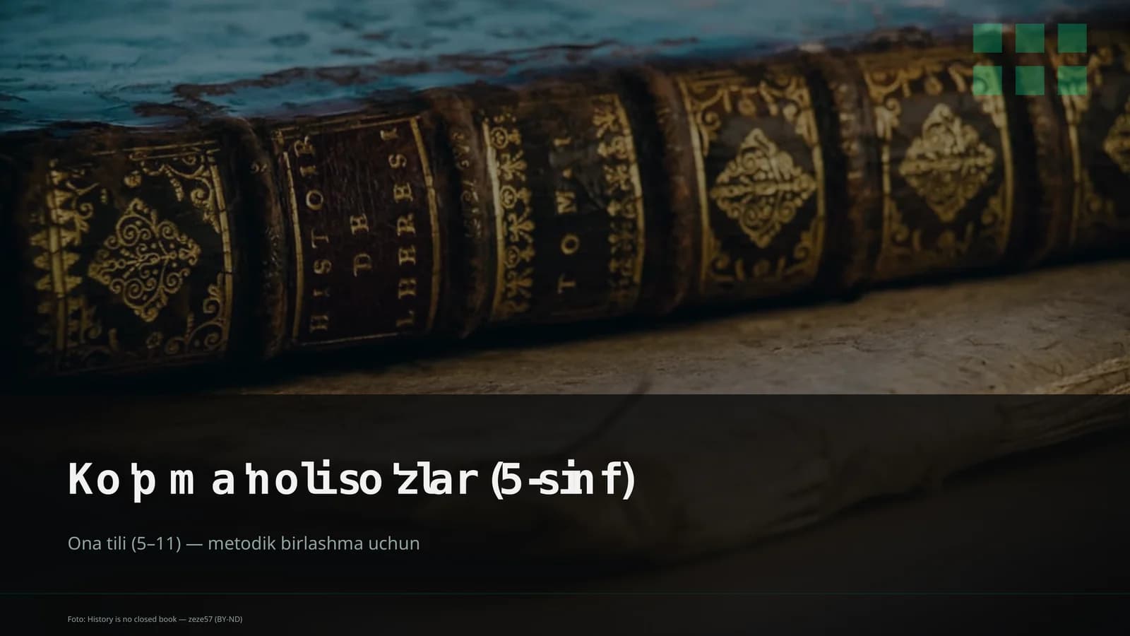 Ko'p ma'noli so'zlar (5-sinf)