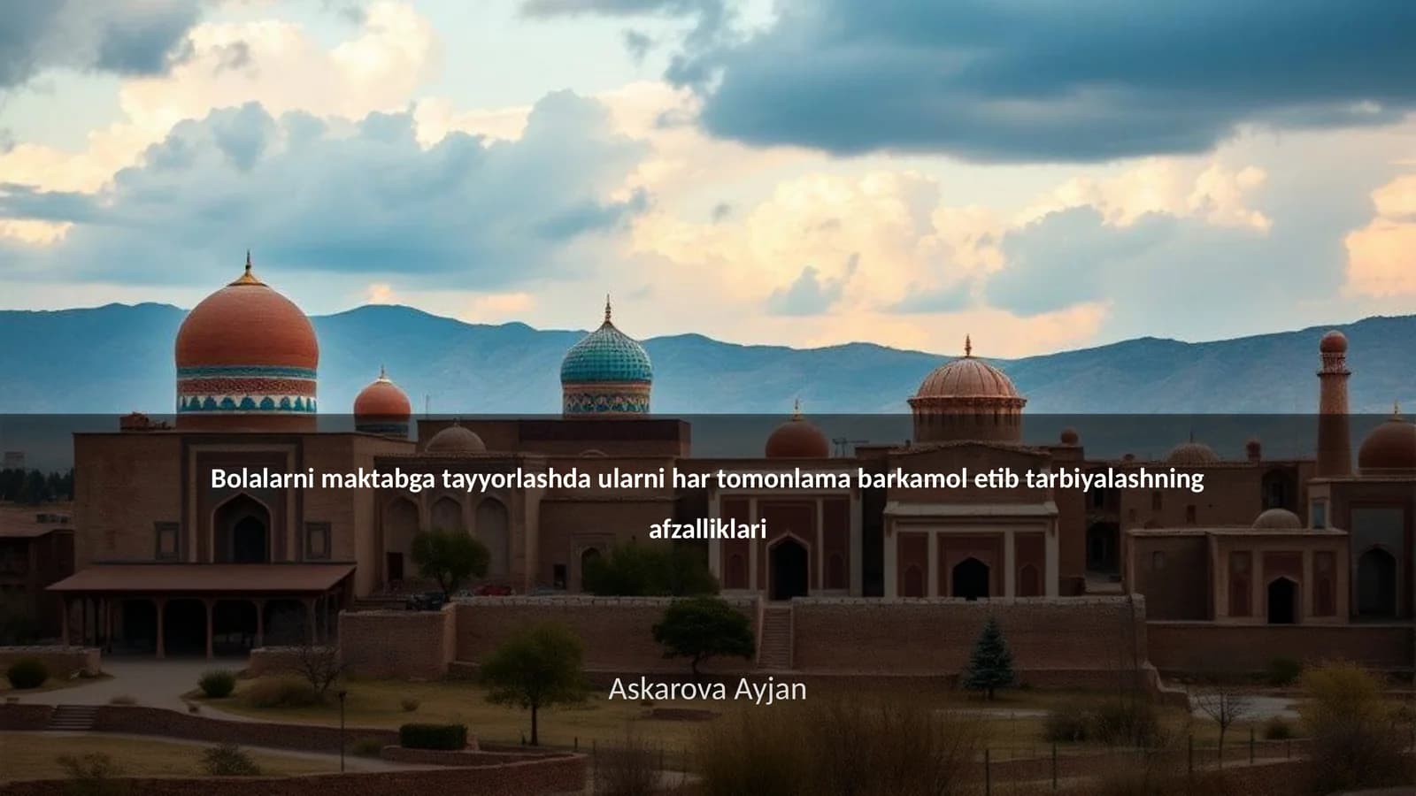 Bolalar maktabga tayyorlashning asosiy tamoyillari