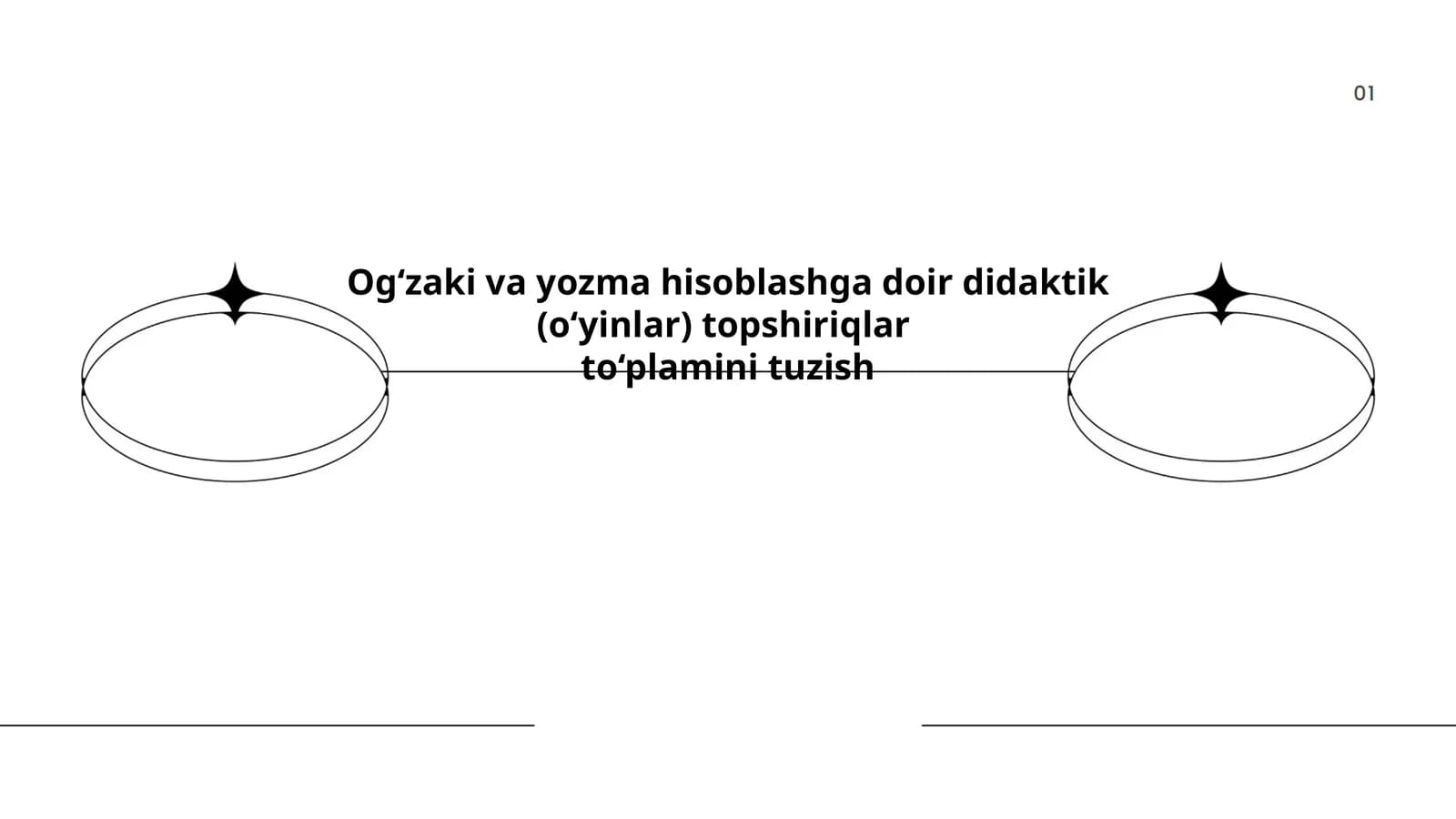 Og‘zaki va yozma hisoblashga doir didaktik (o‘yinlar) topshiriqlar
