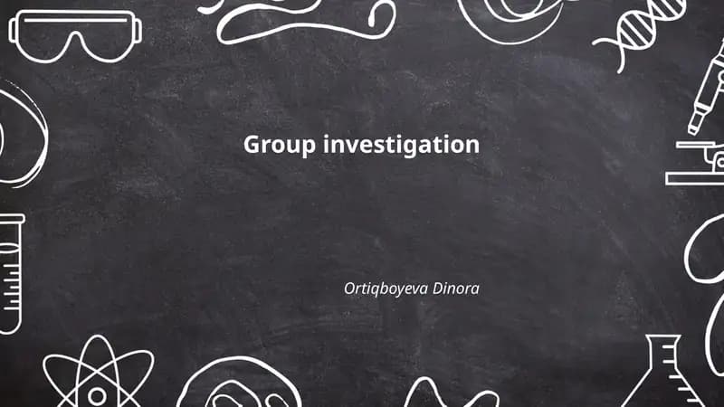 Group Investigation