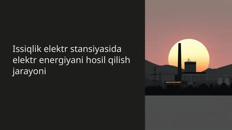 Issiqlik Elektr Stansiyasi