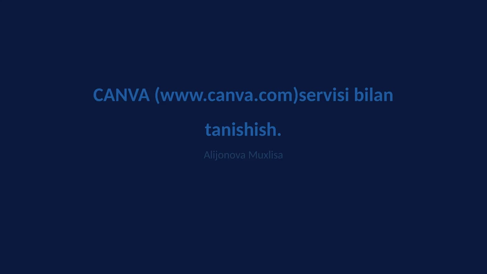 CANVA (www.canva.com)