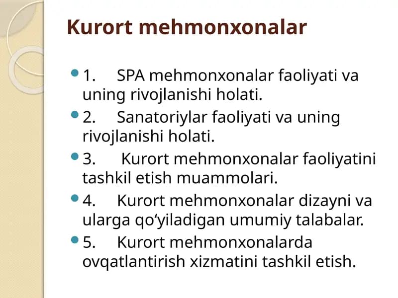 Kurortmehmonxonalar