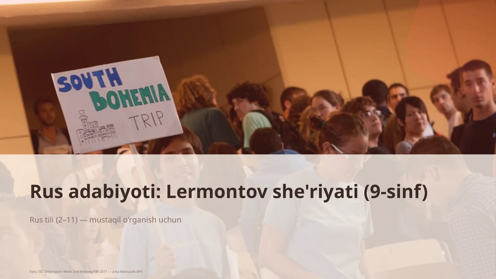 Rus adabiyoti: Lermontov she'riyati (9-sinf)