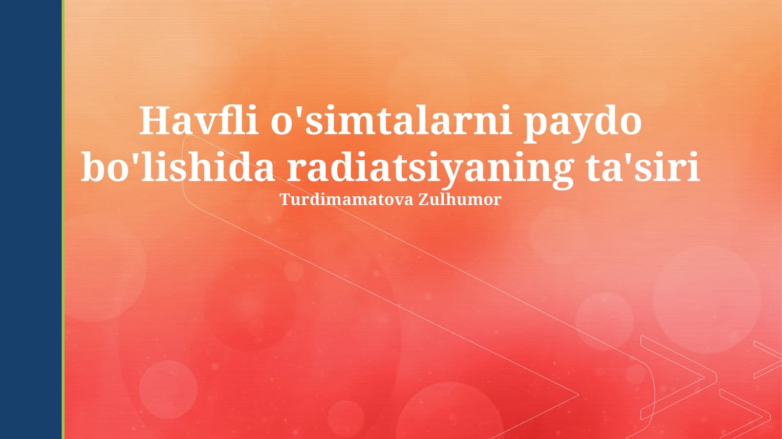 Radiatsiya ta'siri