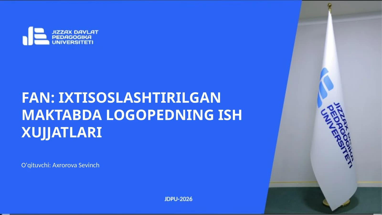 IMKONIYATI CHEKLANGAN BOLALARDA KORREKSION TA'LIMI TAMOYILL
