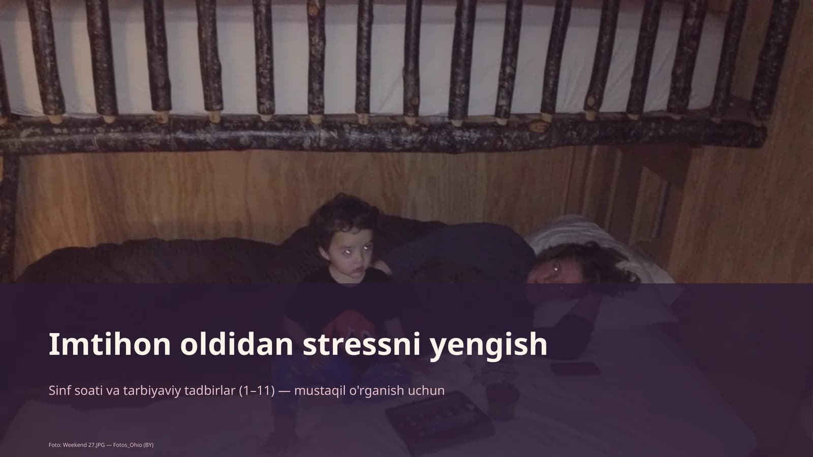 Sinf soati va tarbiyaviy tadbirlar (1–11)