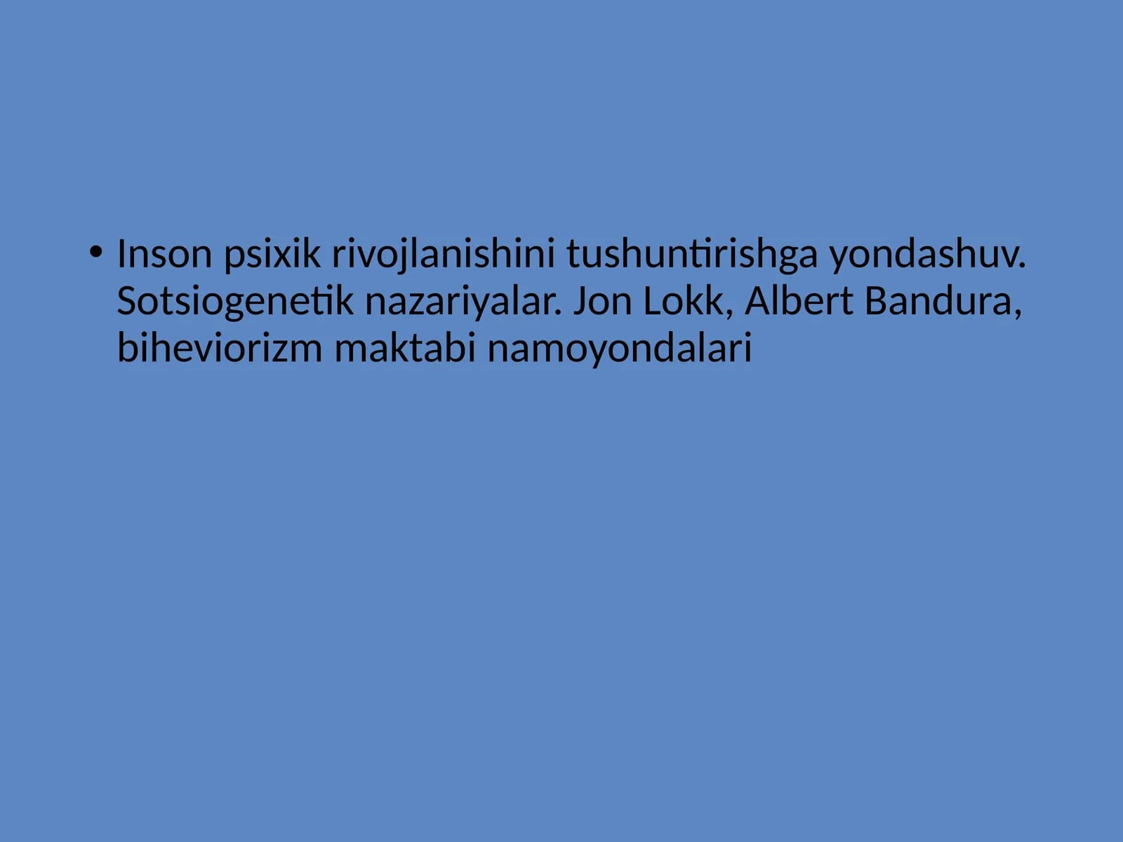 Sotsiogenetik nazariya