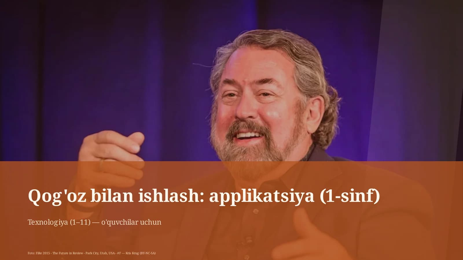 Qog'oz bilan ishlash: applikatsiya (1-sinf)