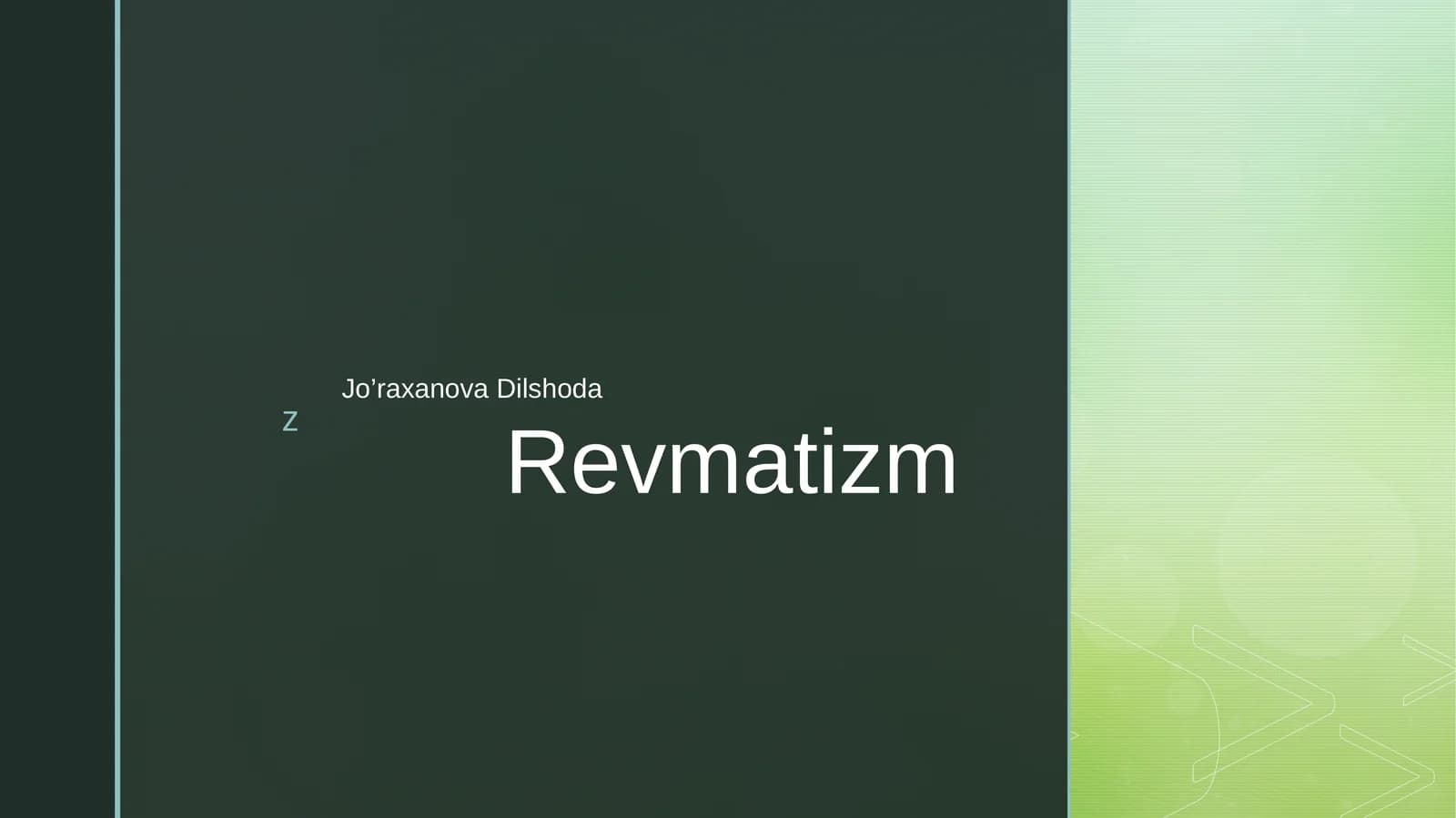 Revmatizm