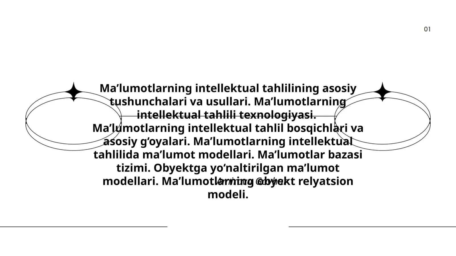 Ma'lumotlarning intellektual tahlil
