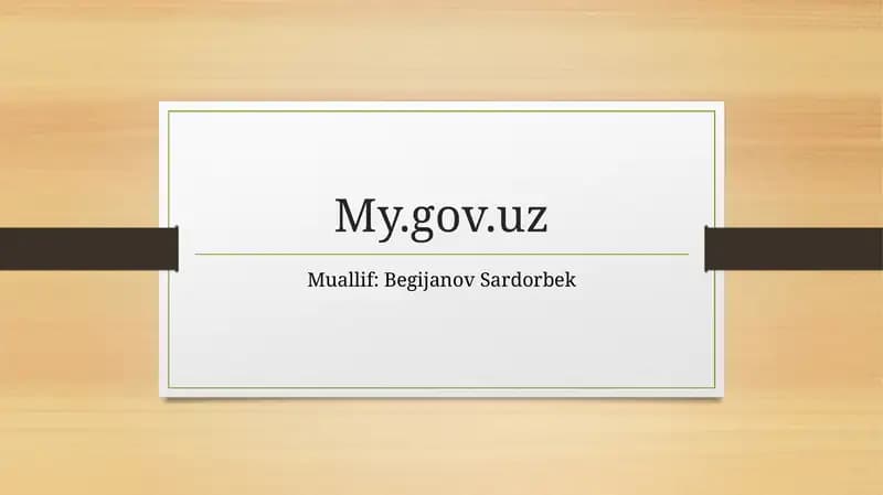 My.gov.uz