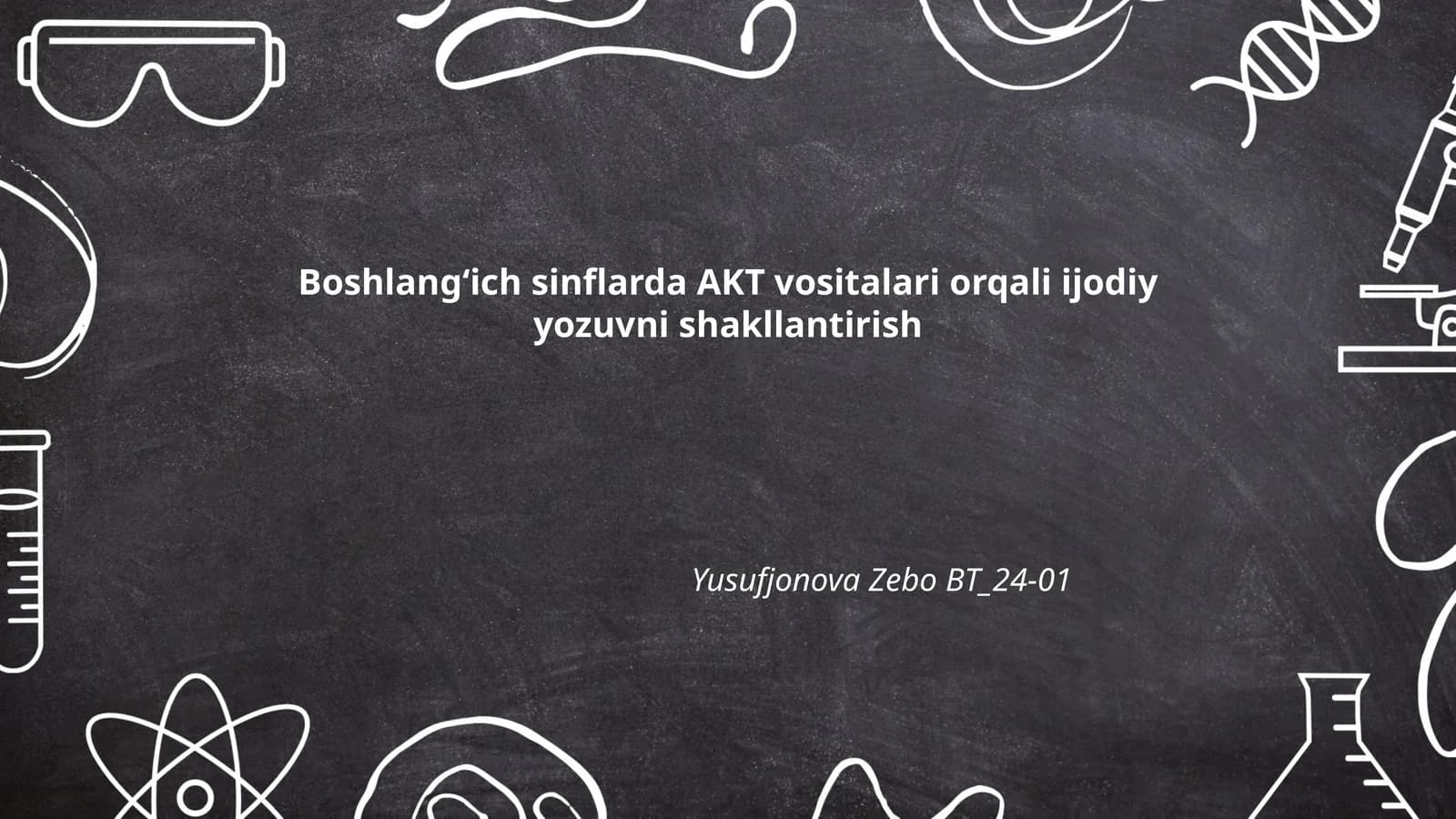 Boshlang‘ich sinflarda AKT vositalari orqali ijodiy yozuvni shakllantirish
