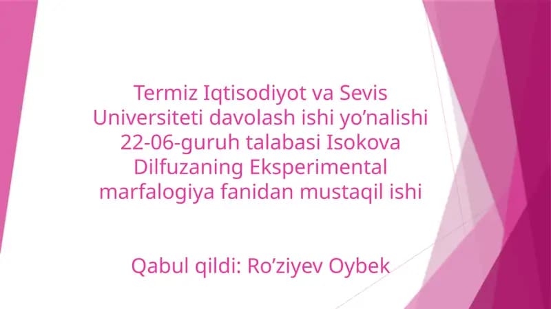 Chikishning xavfomili sifatida tarqalganligi va insonsalomatligiga ta'siri