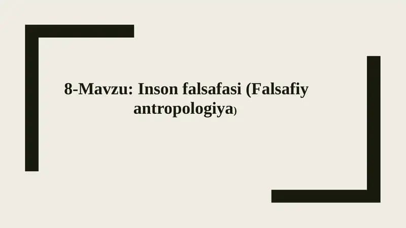 Insonfalsafasi (Falsafiyantropologiya)