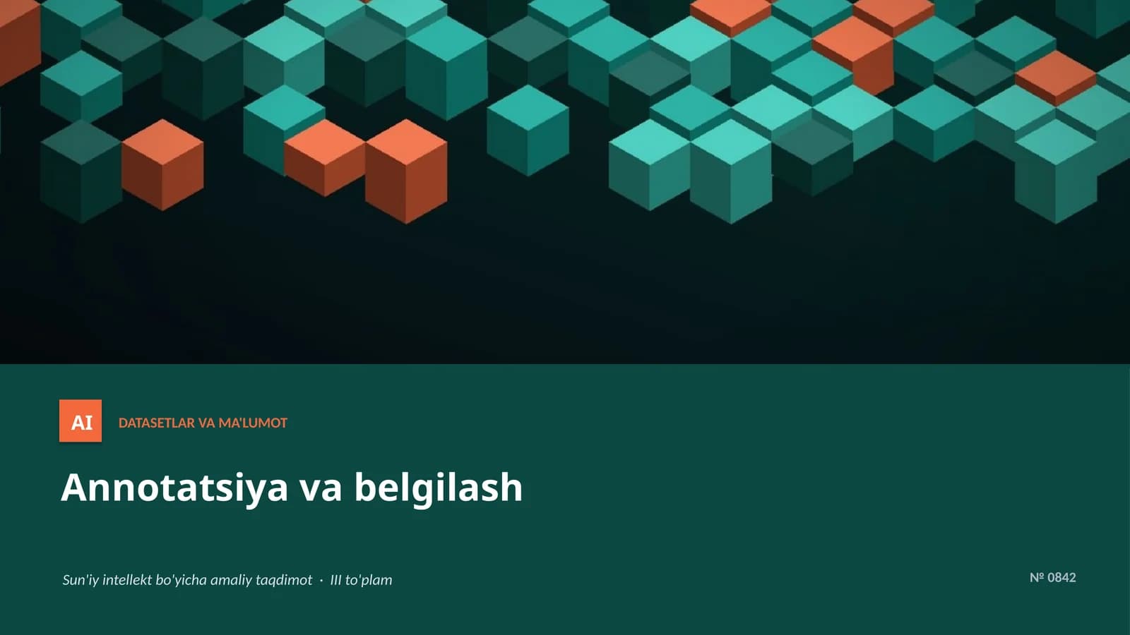 Annotatsiya va belgilash