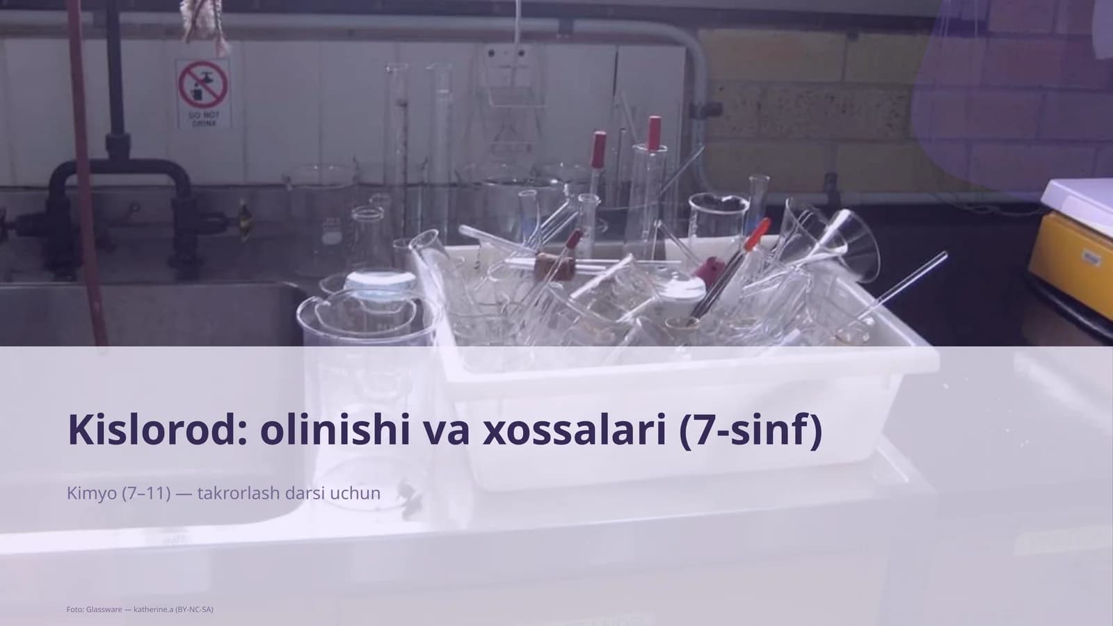 Kislorod: olinishi va xossalari (7-sinf)