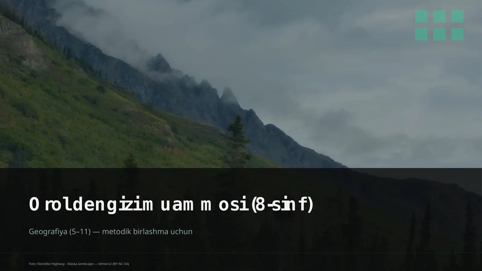 Orol dengizi muammosi (8-sinf)
