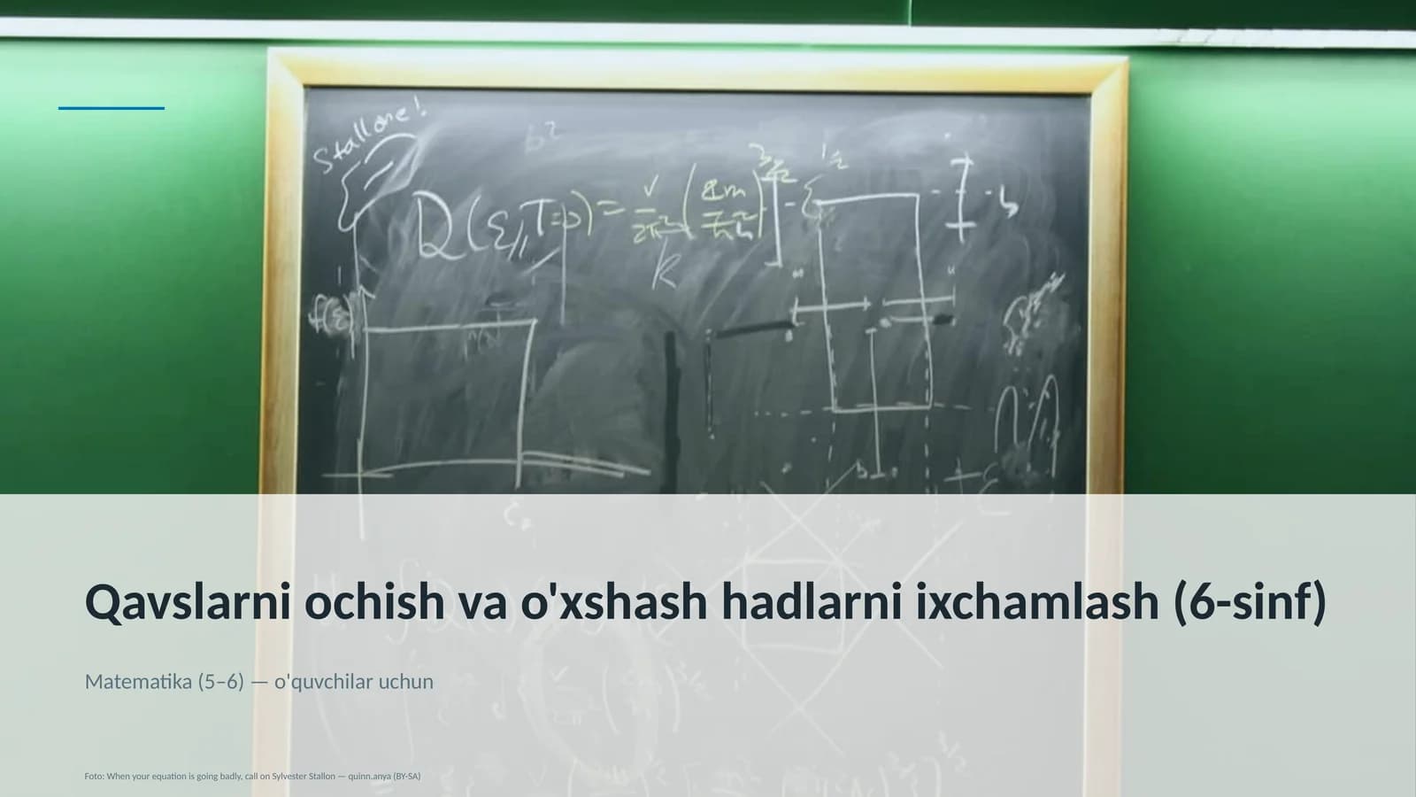 Matematika (5–6) — o'quvchilar uchun