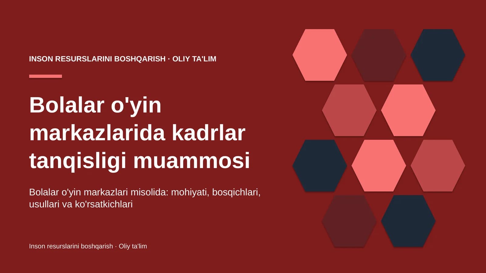 bolalar o'yin markazlarida kadrlar tanqisligi muammosi 4061