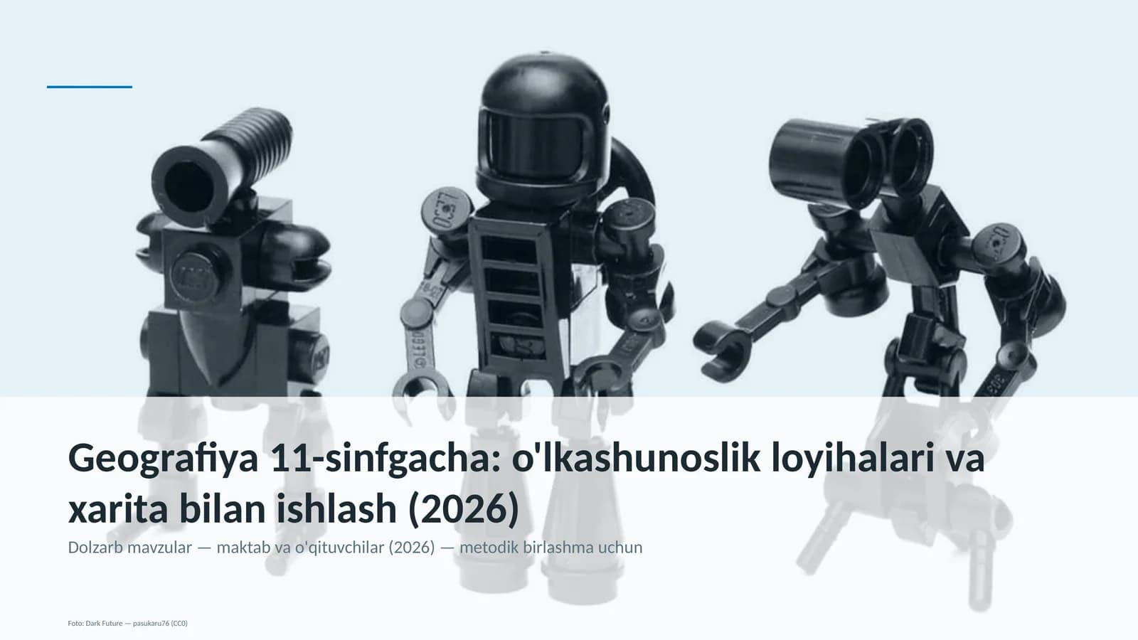 Geografiya 11-sinfgacha: o'lkashunoslik loyihalari va xarita bilan ishlash