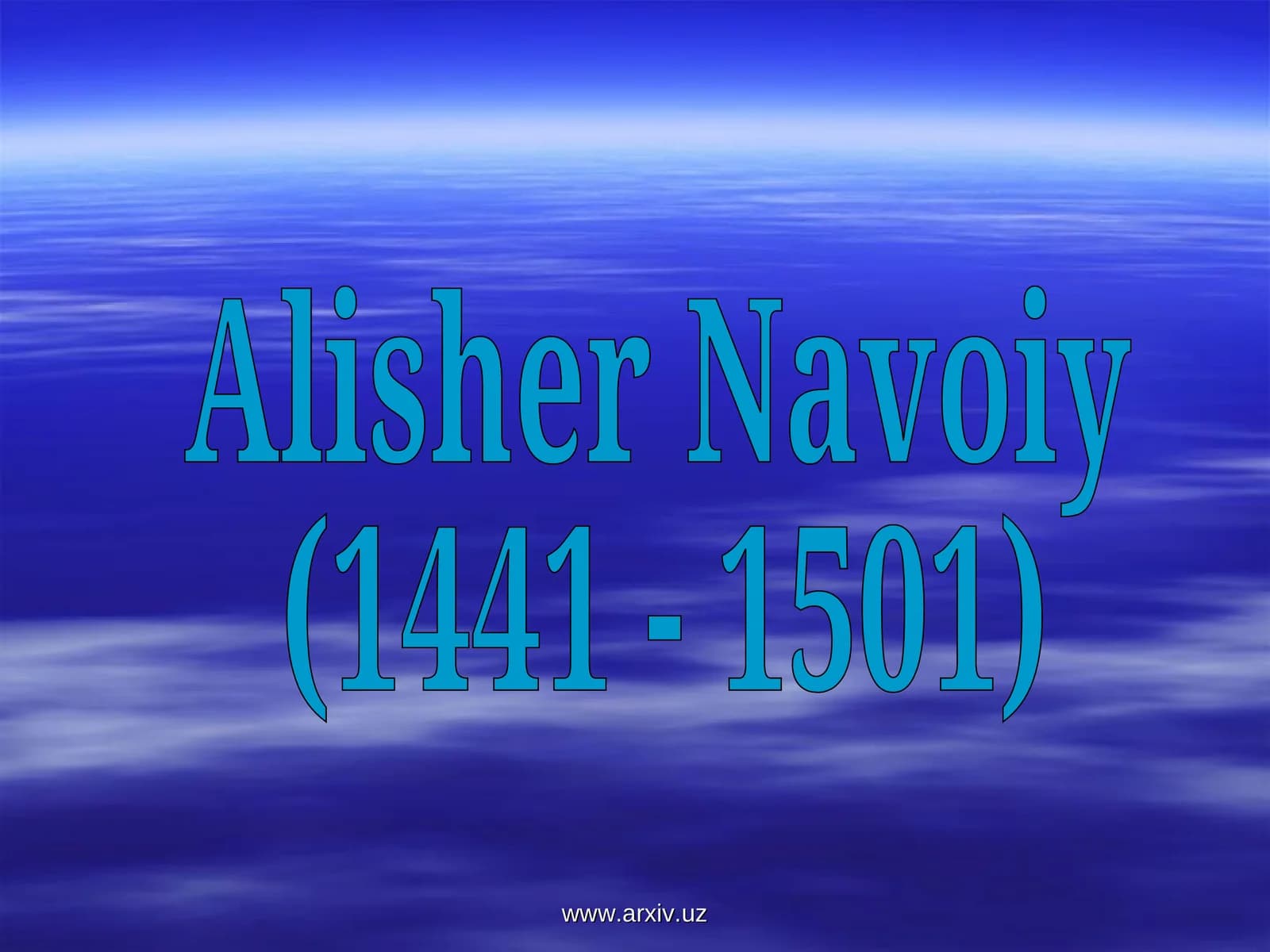 Alisher Navoiy