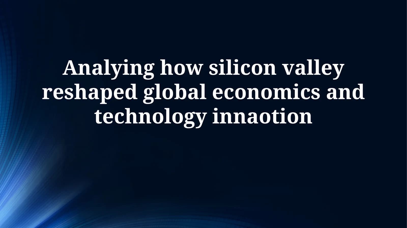 The Genesis of Silicon Valley: From Garages to Global Dominance