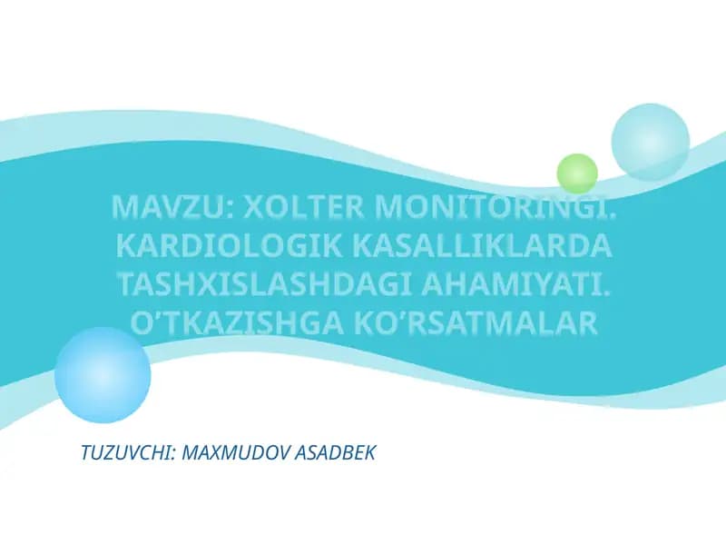 Xolter Monitoringi