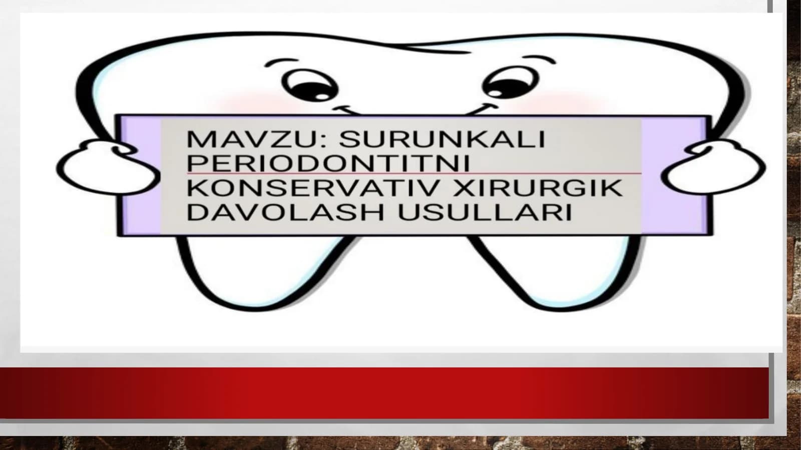 Periodontitni davolash pptx