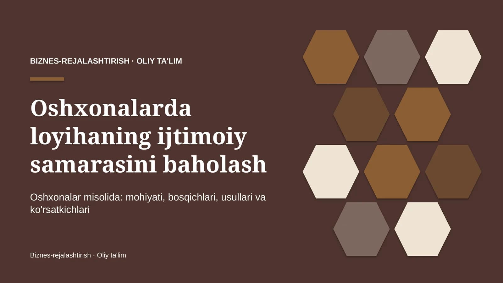 oshxonalarda loyihaning ijtimoiy samarasini baholash 5309
