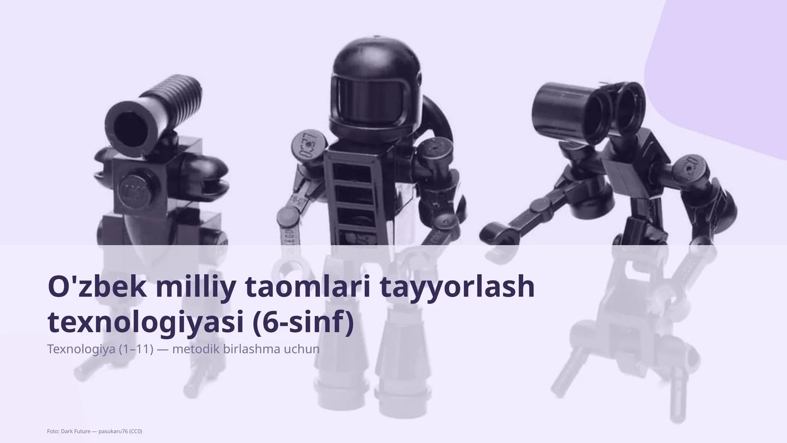 O'zbek milliy taomlari tayyorlash texnologiyasi (6-sinf)