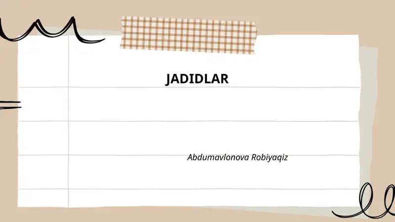 Jadidlar Harakati