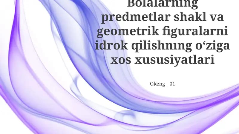 Shaklni tushunishdagi qiyinchiliklar
