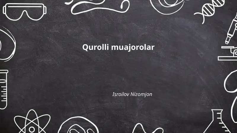 Qurolli muajorolar