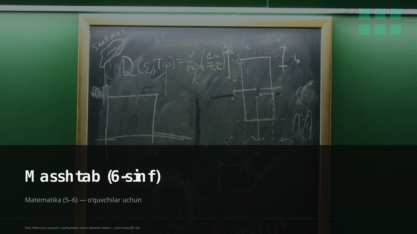Masshtab (6-sinf)