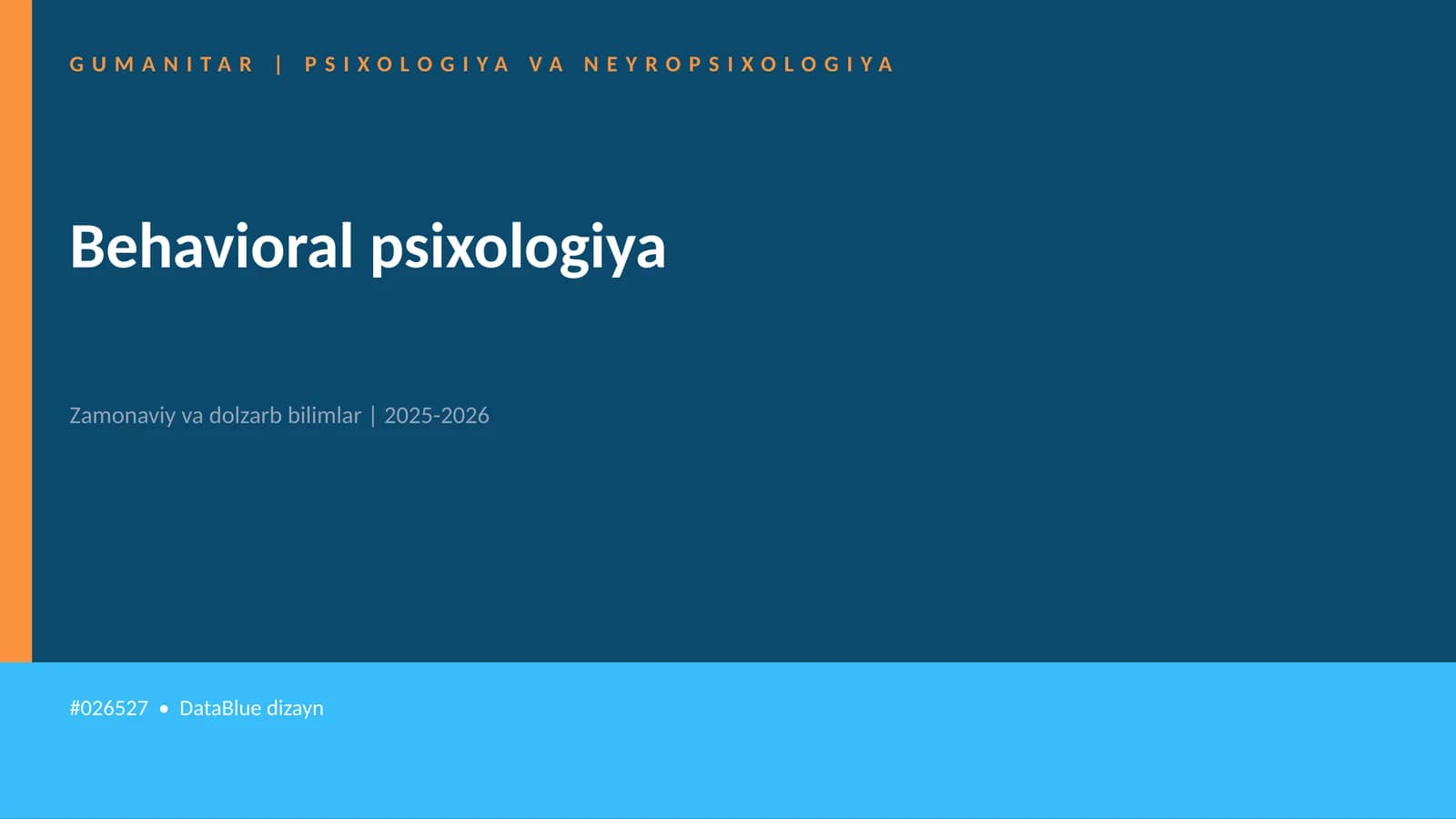 Behavioral psixologiya