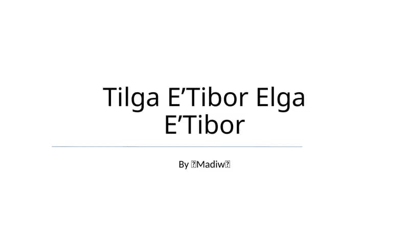 Tilga E’Tibor Elga E’Tibor