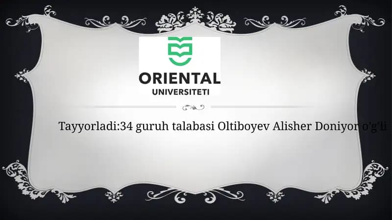 Тadqiqotning nazariy darajasi