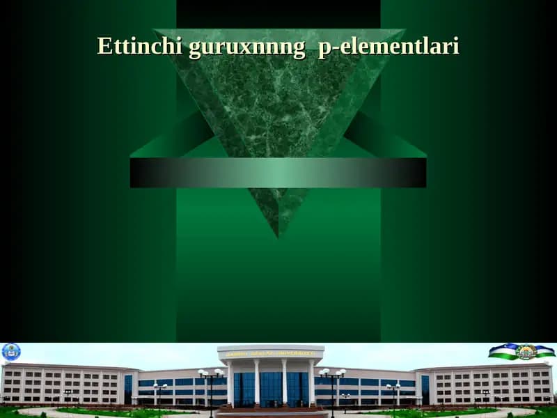 Ettinchi guruxnnngp-elementlari