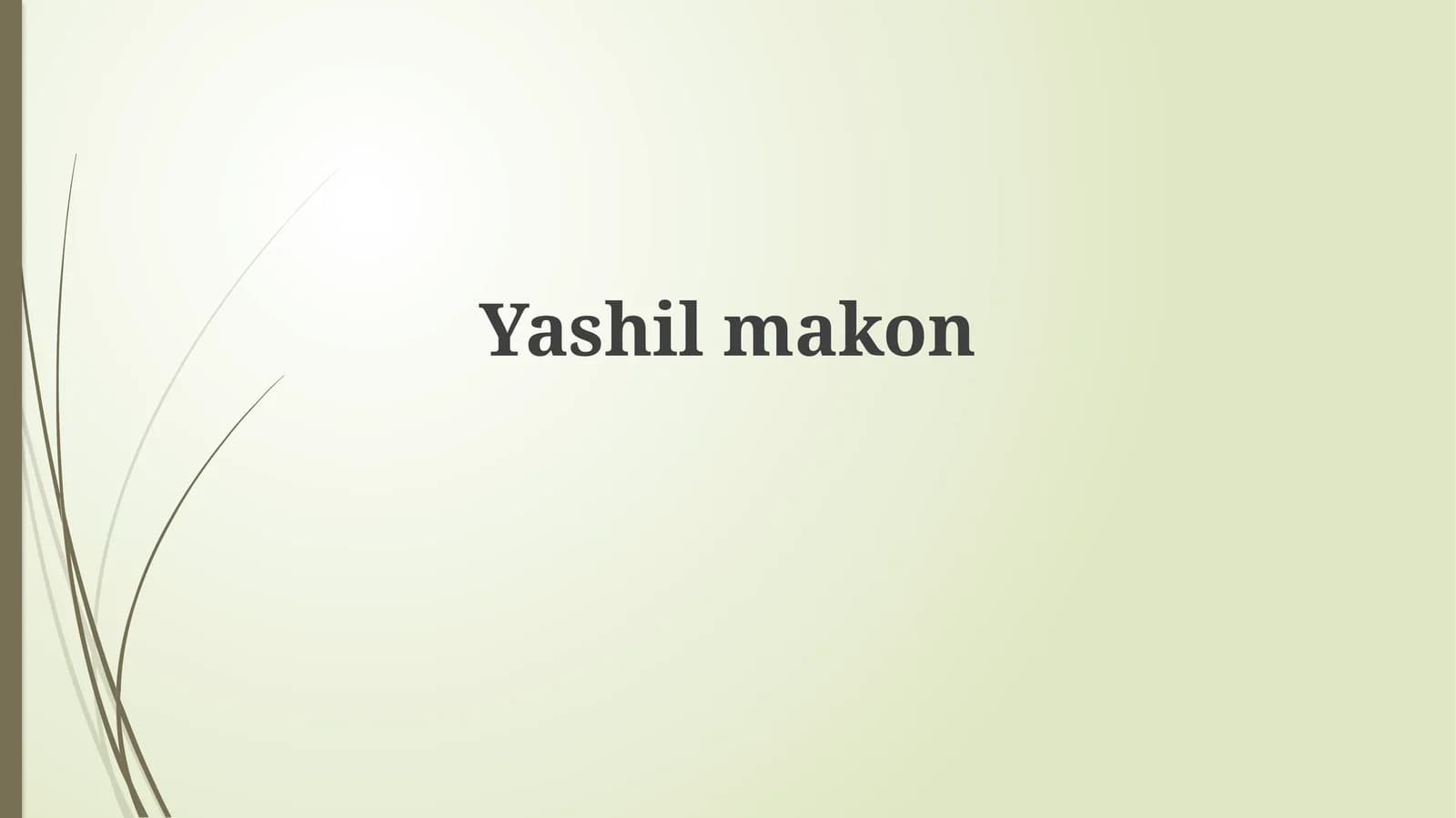Yashilmakon