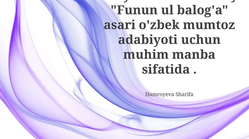 Funun ul balog'a