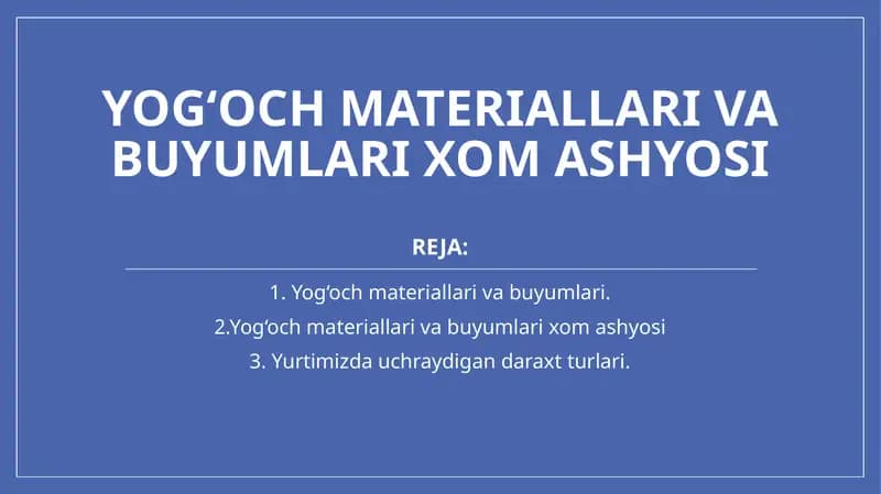 Yog‘och